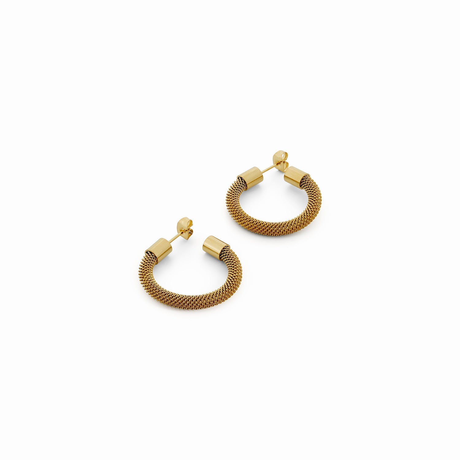 Brincos Argola Paola Banhado a Ouro 18k - ByFirenzzi