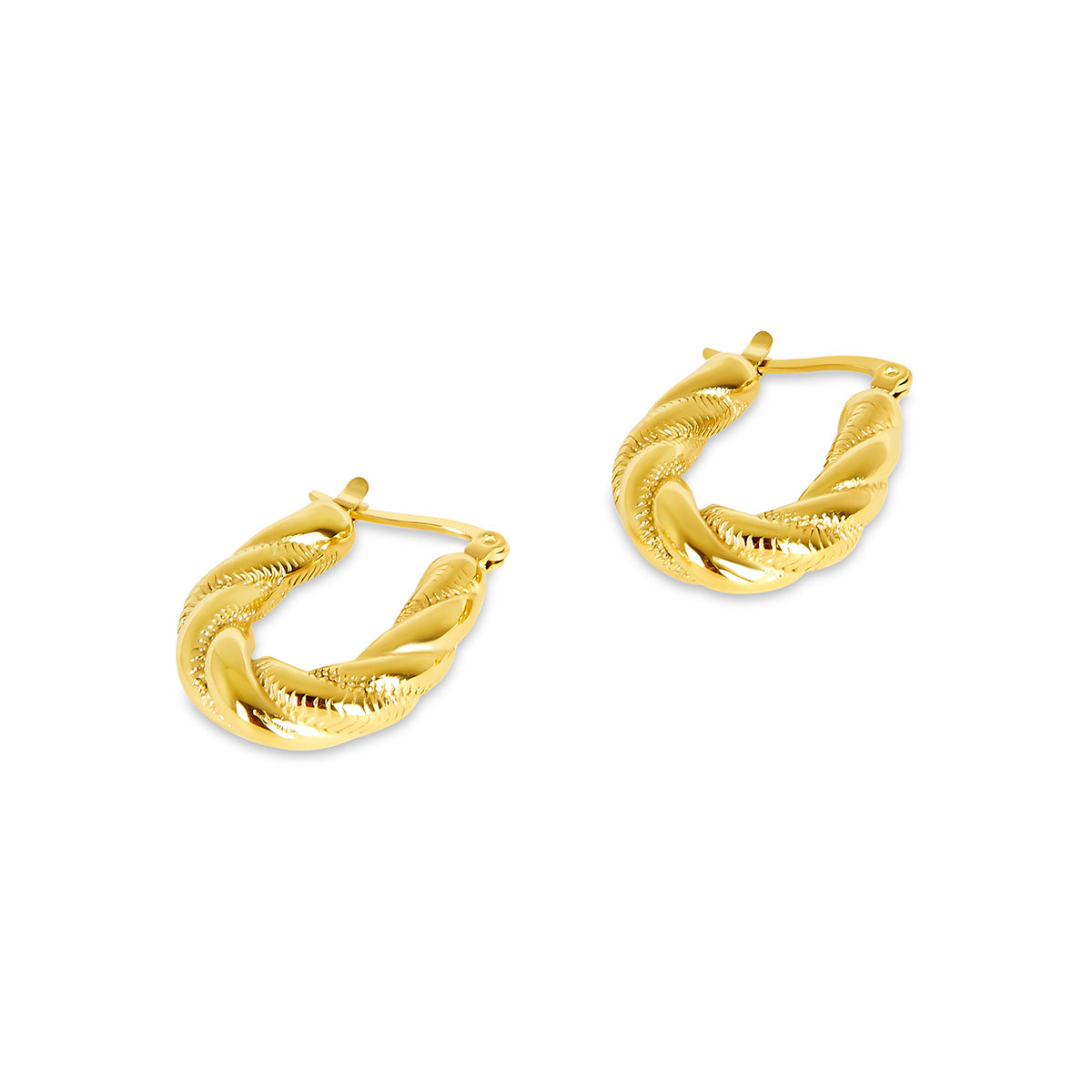 18k gold plated julia earrings - Byfirenzzi