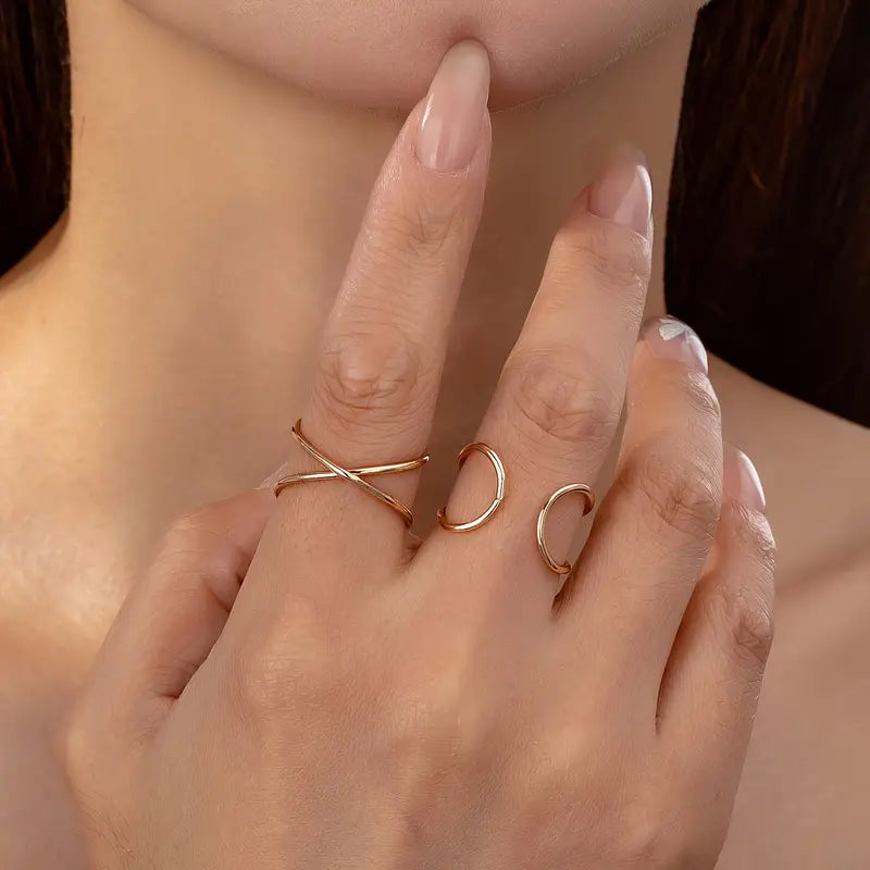 14k Gold-Plated Solara Band – By Firenzzi