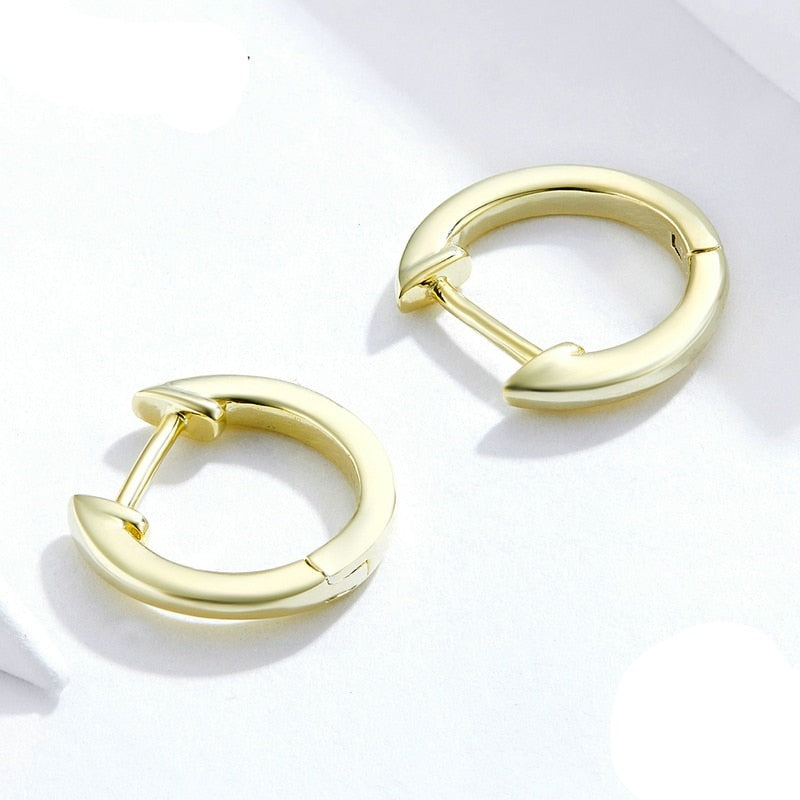 18k Gold Basic Basic Earring - Byfirenzzi