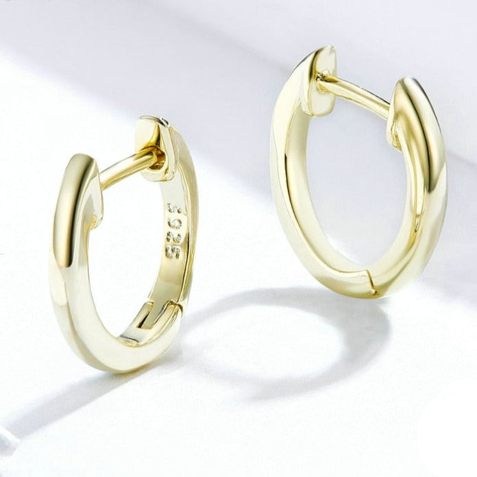 18k Gold Basic Basic Earring - Byfirenzzi