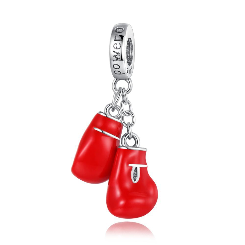 Love Muay Thai Charm 925 Silber - ByFirenzzi