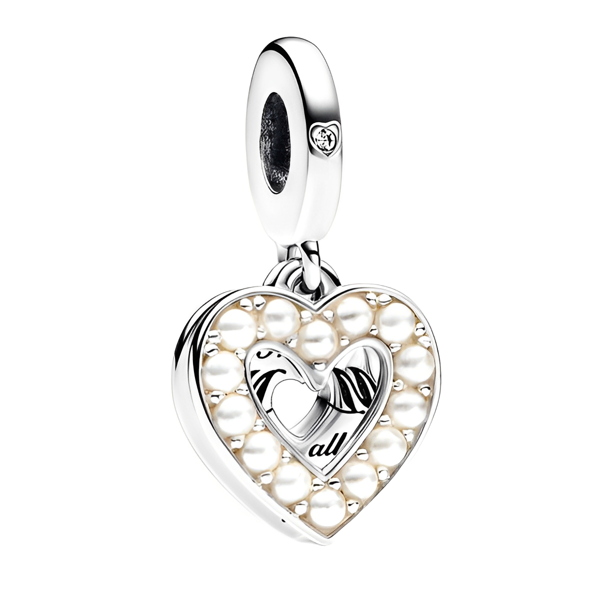 Berloque Golden Heart Silver 925 - Byfirenzzi