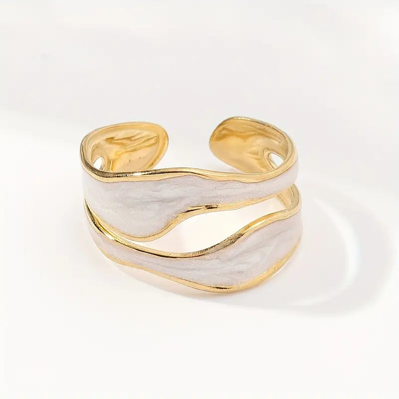18k Gold-Plated Élise Ring – By Firenzzi