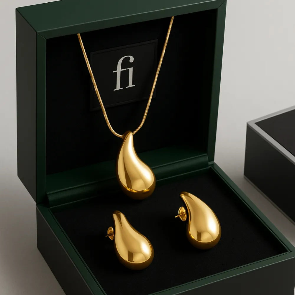 Boucles d'oreilles pendantes Lacrima + cadeau - ByFirenzzi 