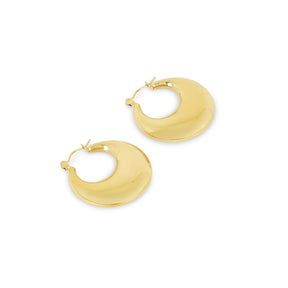 18k Byfirenzzi Gold Black Flaso Earrings