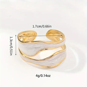 18k Gold-Plated Élise Ring – By Firenzzi