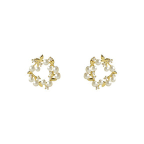 Brinco de Pérola Glamour Banhado a Ouro 18k - ByFirenzzi
