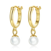 18k gold -plated pearl ring - Byfirenzzi