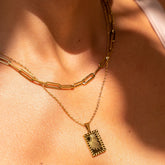 Collier Sunrise plaqué or 18 carats – ByFirenzzi