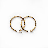 Brincos Argola Zuri Banhado a Ouro 18k - ByFirenzzi