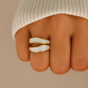 18k Gold-Plated Élise Ring – By Firenzzi