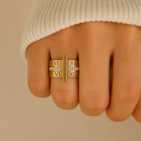 18k Gold-Plated Imperium Lux Ring – ByFirenzzi