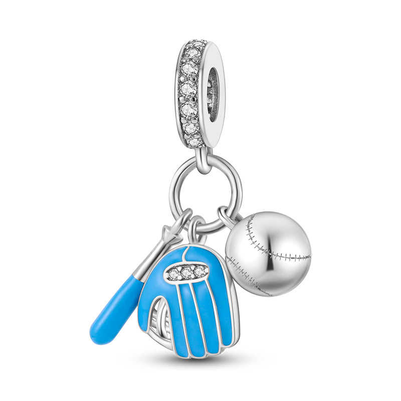 Berloque Love Baseball Silver 925 - Byfirenzzi