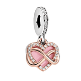 Berloque Infinite Heart Silver 925 - Byfirenzzi