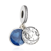 Vollmond Charm 925 Silber - ByFirenzzi